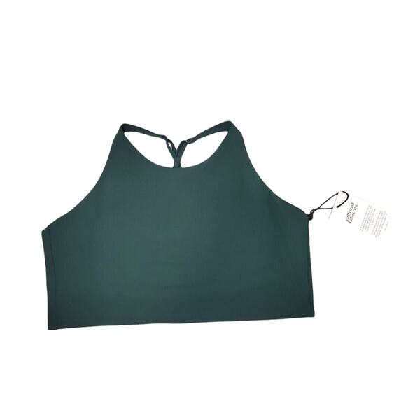 Girlfriend Collective Green Sports Bra - Picture 1 of 8